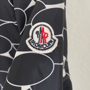 Moncler | Rombou Nylon Mountain hoodie | Jacket black and White Geometric